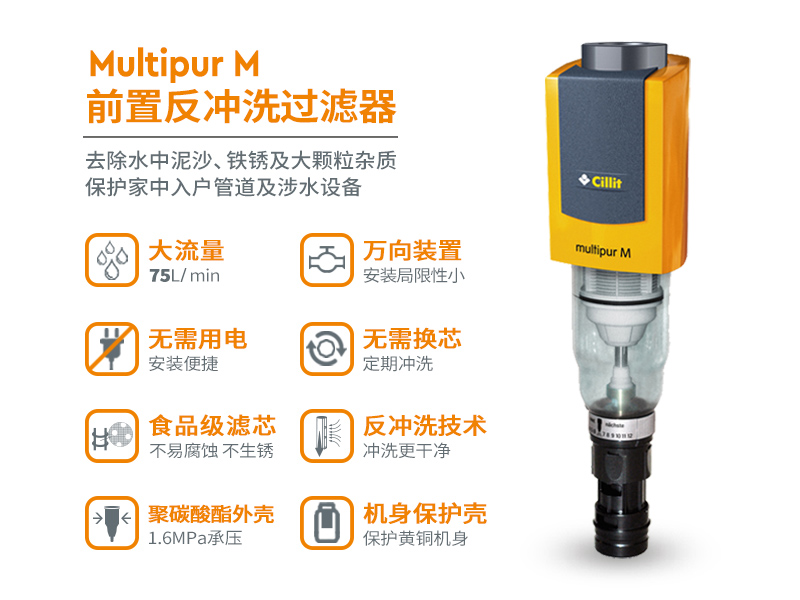 水丽牌Multipur M反冲洗过滤器